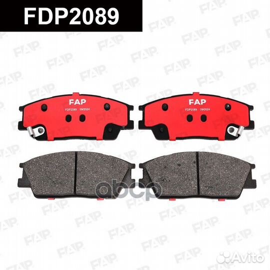 Тормозные колодки дисковые FDP2089 FDP2089 FAP