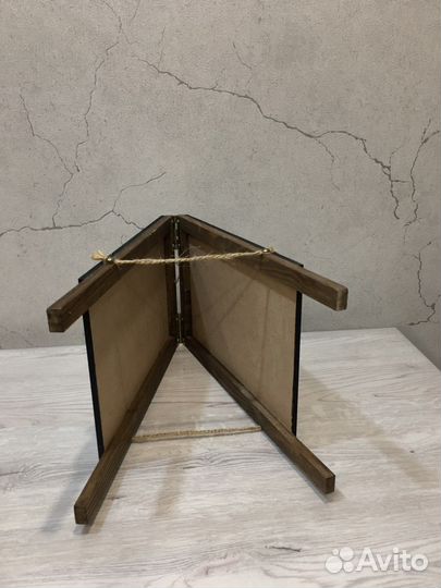 Настольный мини-штендер из меловой доски