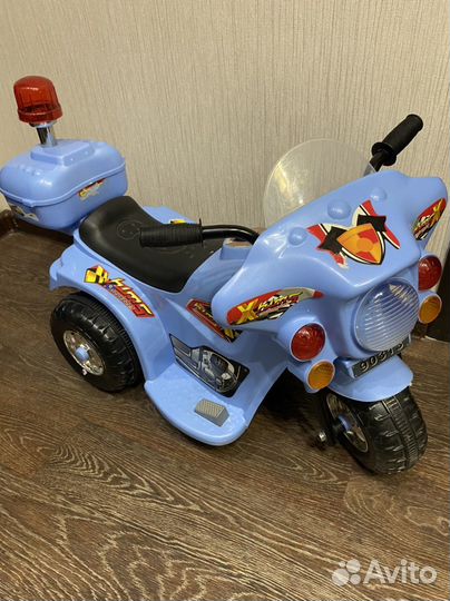 Детский электромобиль мотоцикл бу