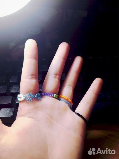 Колечки из бисера