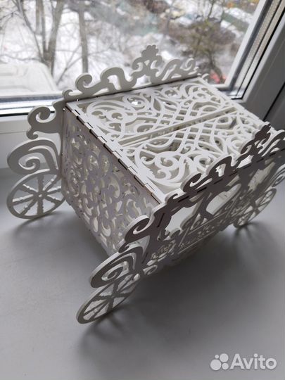 Семейный банк на свадьбу копилка карета