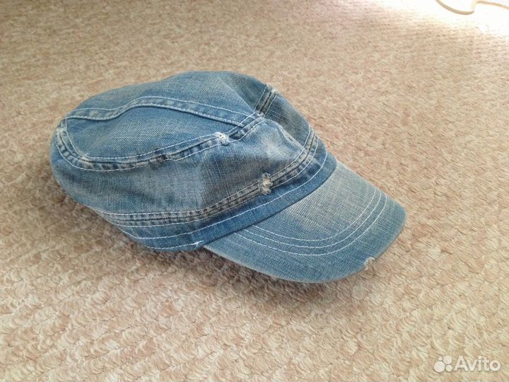 Кепка джинсовая