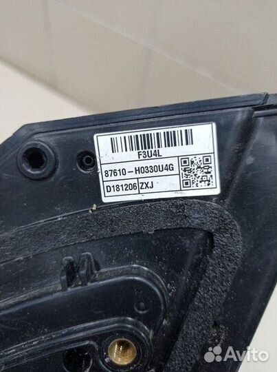 Зеркало заднего вида боковое левое электрическое