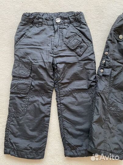 Штаны пара на флисе р92