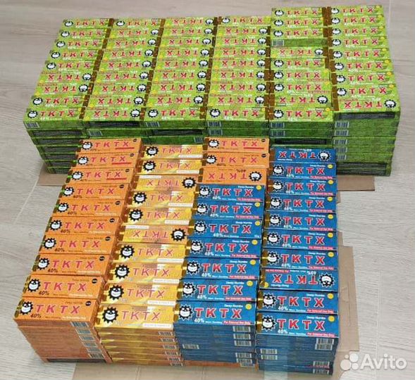 Tktx/тктх/tktx обезболивающий крем (5 тюбиков.)