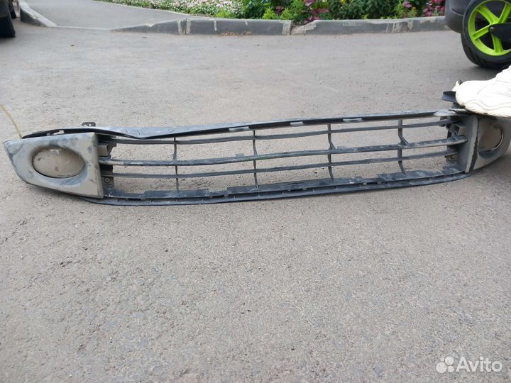 Губа с туманками Fit Honda 2поколение