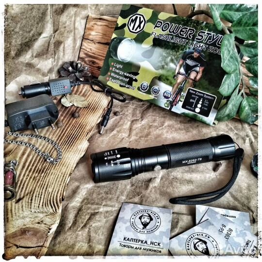 Фонарь BL-2005-P50, аккумулятор