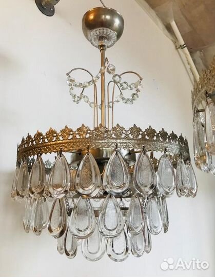 Люстры винтажные времен СССР