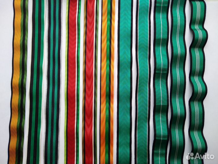 Орденские ленты на ордена и медали СССР и России