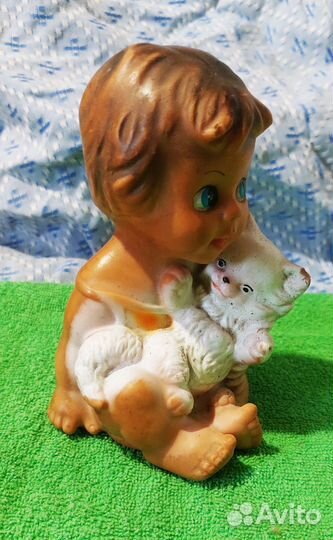 Ребенок с котенком СССР