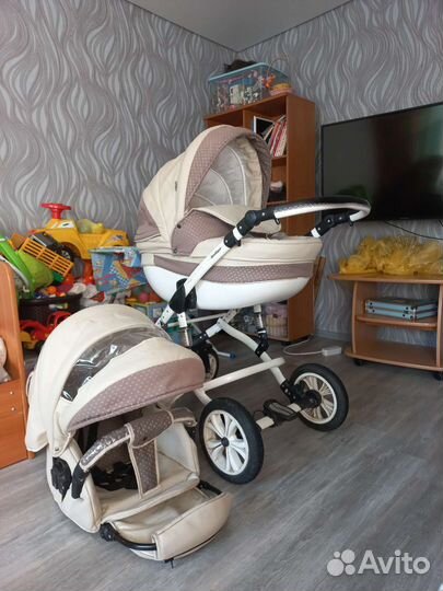 Коляска 2 в 1 индиго
