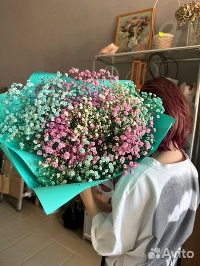 Букет из гипсофилы