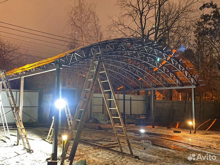 Арочные навесы