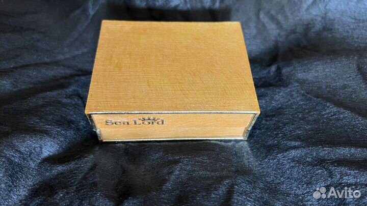 Запонки и зажим для галстука винтаж под золото