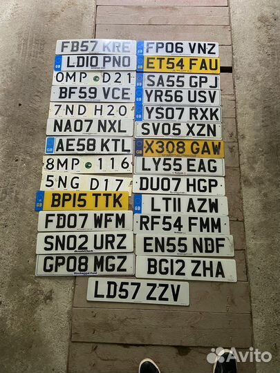 Автомобильные номера европы