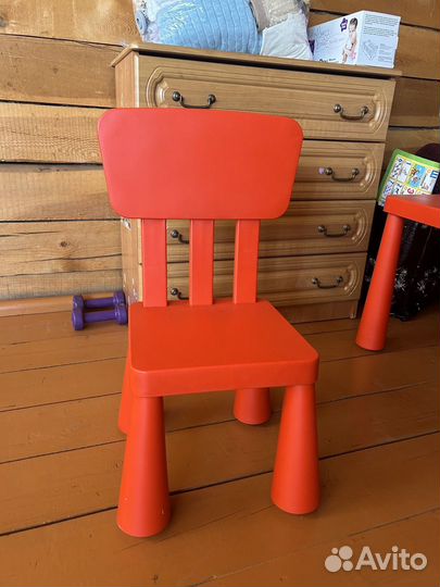 Детский столик и стул IKEA