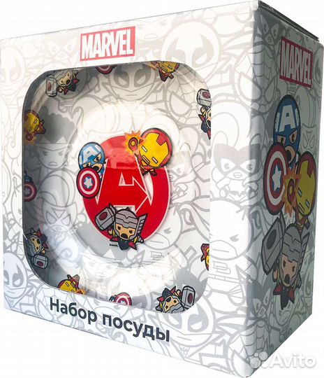 Набор детской посуды Marvel