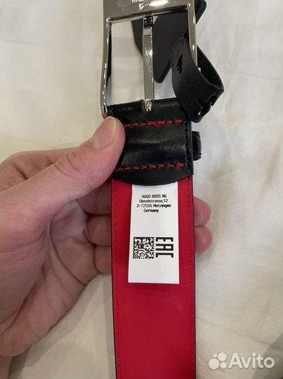 Новый ремень Hugo Boss мужской оригинал 105