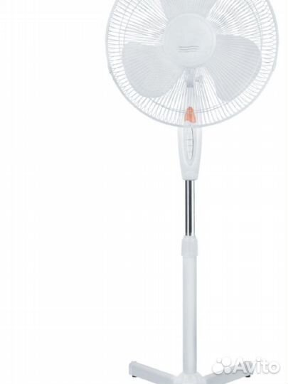 Вентилятор напольный-kelli kl-1016w белый 120w