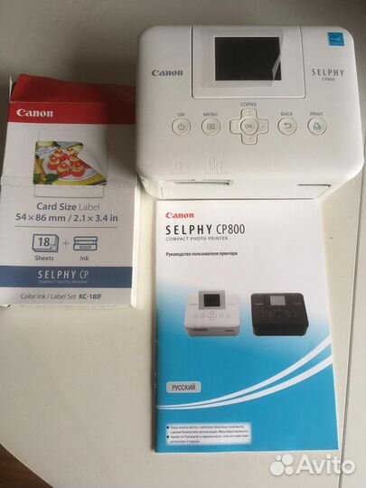 Продам компактный фотопринтер Canon Selphy CP 800