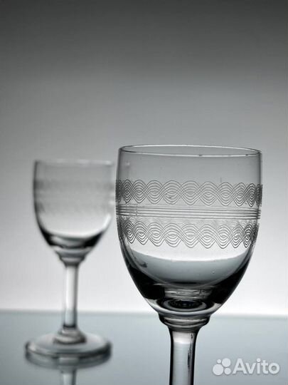 Рюмки пантография хрусталь СССР
