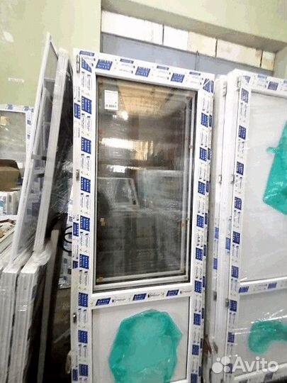 Двери пластиковые 801х1987 мм балконные