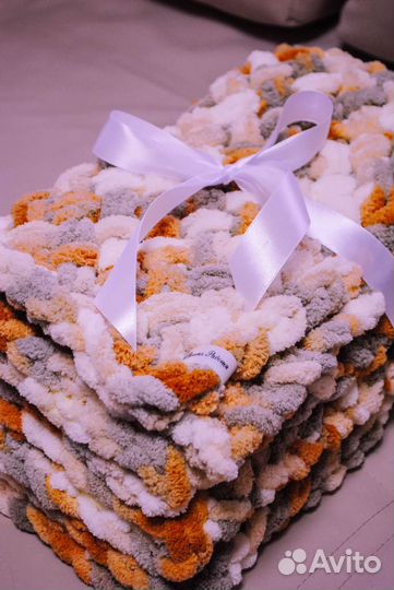 Плюшевые детские пледы ручной работы