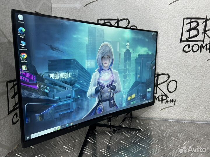 Игровой монитор с изогнутым экраном 24 новый