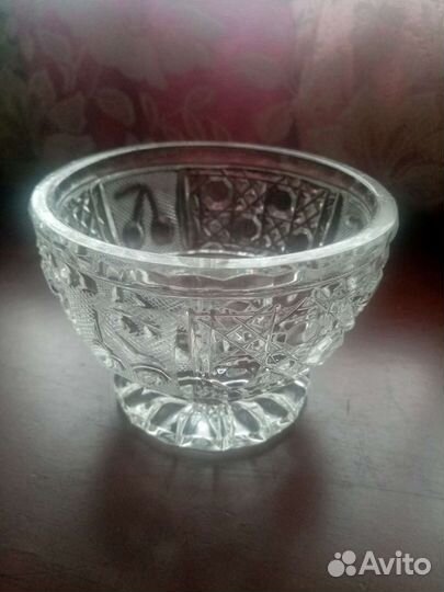 Хрустальная конфетница СССР