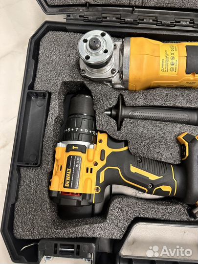 Аккумуляторный набор Dewalt 2в1 болгарка