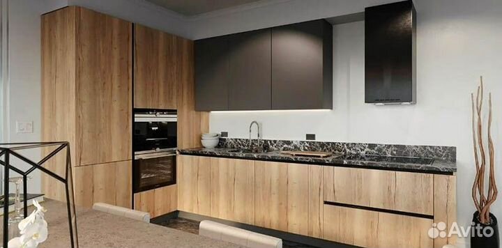 Кухонный гарнитур прямой