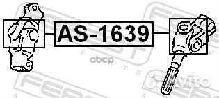 Крестовина вала рулевого управления toyota cresta