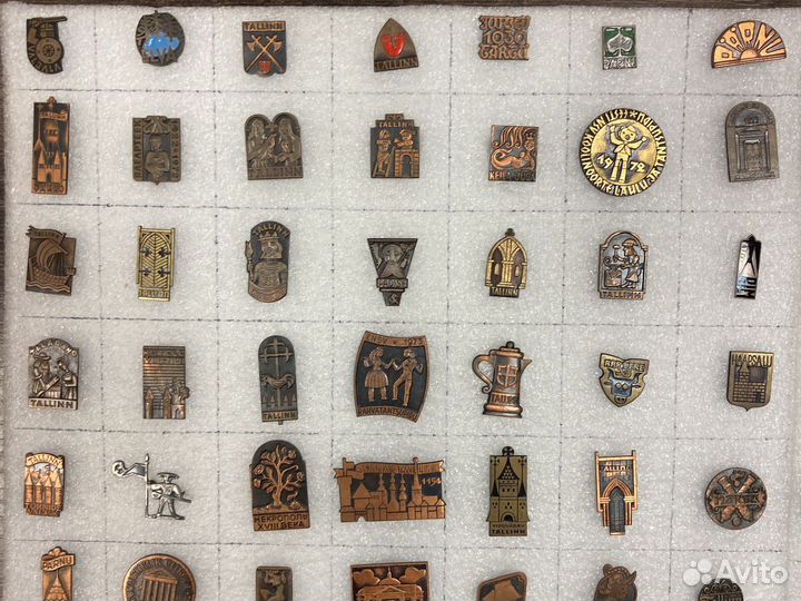 Значки СССР тяжелые (коллекция) Рига, Таллин