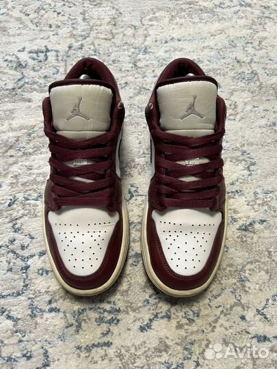 Nike air jordan 1 low bordeaux оригинал