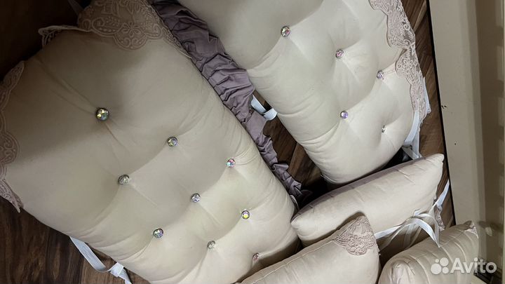 Бортики в детскую кроватку