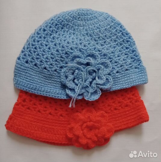 Шапочки вязаные новые