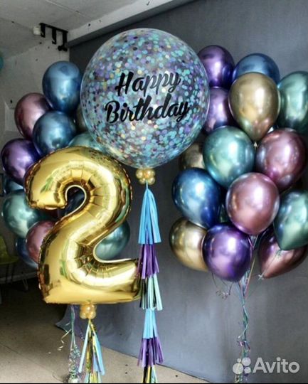 Воздушные гелиевые шары с доставкой Москва