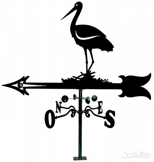 Флюгер из металла на крышу