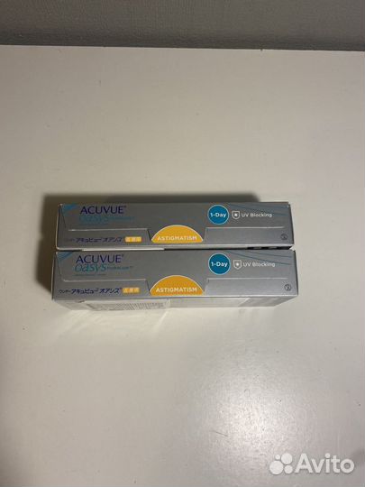 Линзы контактные acuvue oasys 1 day астигматика