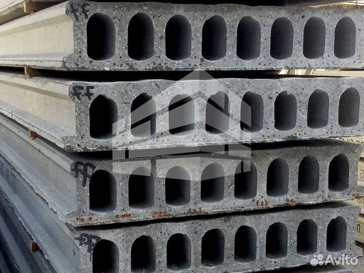 Плиты перекрытия пустотные пб 54-6-8 жби на заказ
