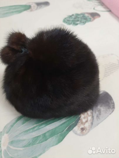 Шапка норковая женская