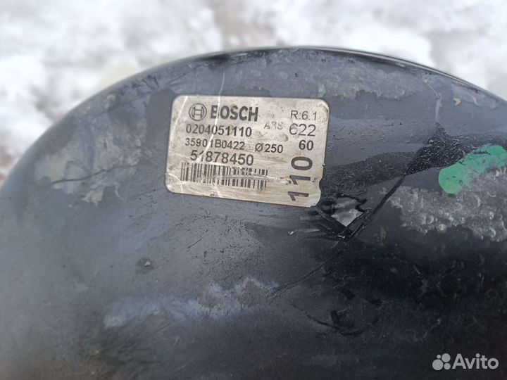 Вакуумный усилитель с гтц Fiat Linea/Фиат Линеа