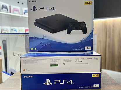 Sony PlayStation 4 slim 1tb с дисководом,новая