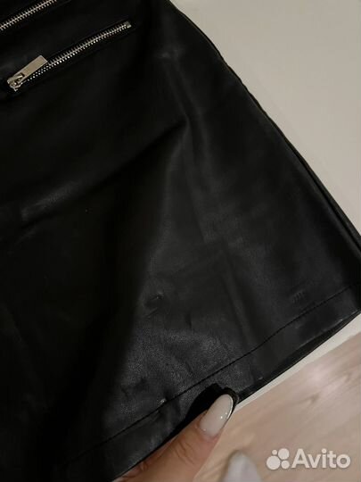 Кожаная юбка Sinsay