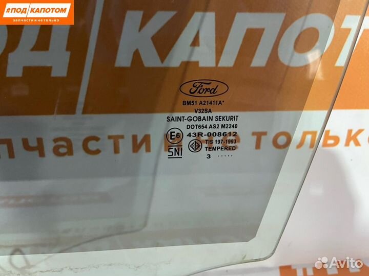 Стекло двери передней левой Ford Focus 3 2012