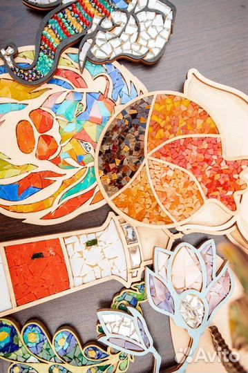 Мозаика из витражного стекла