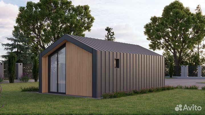 Барнхаус 45м² под ключ на вашем участке