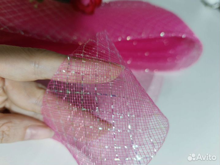 Мягкий регилин 6 см розовый