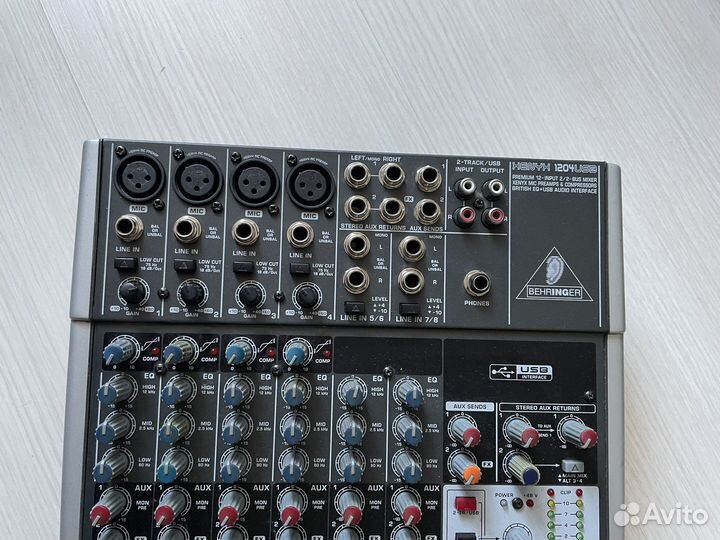 Микшерный пульт behringer 1204usb