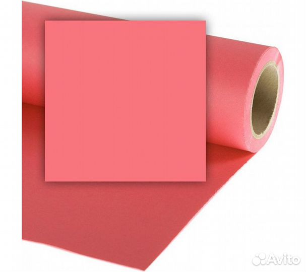 Фон бумажный Colorama LL CO546 1,35*11м coral pink